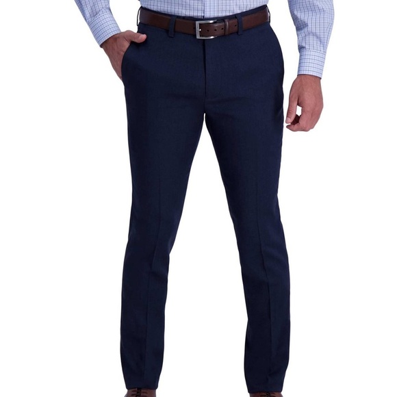 Louis Raphael navy khakis straight fit SZ 34x34 - Picture 1 of 8